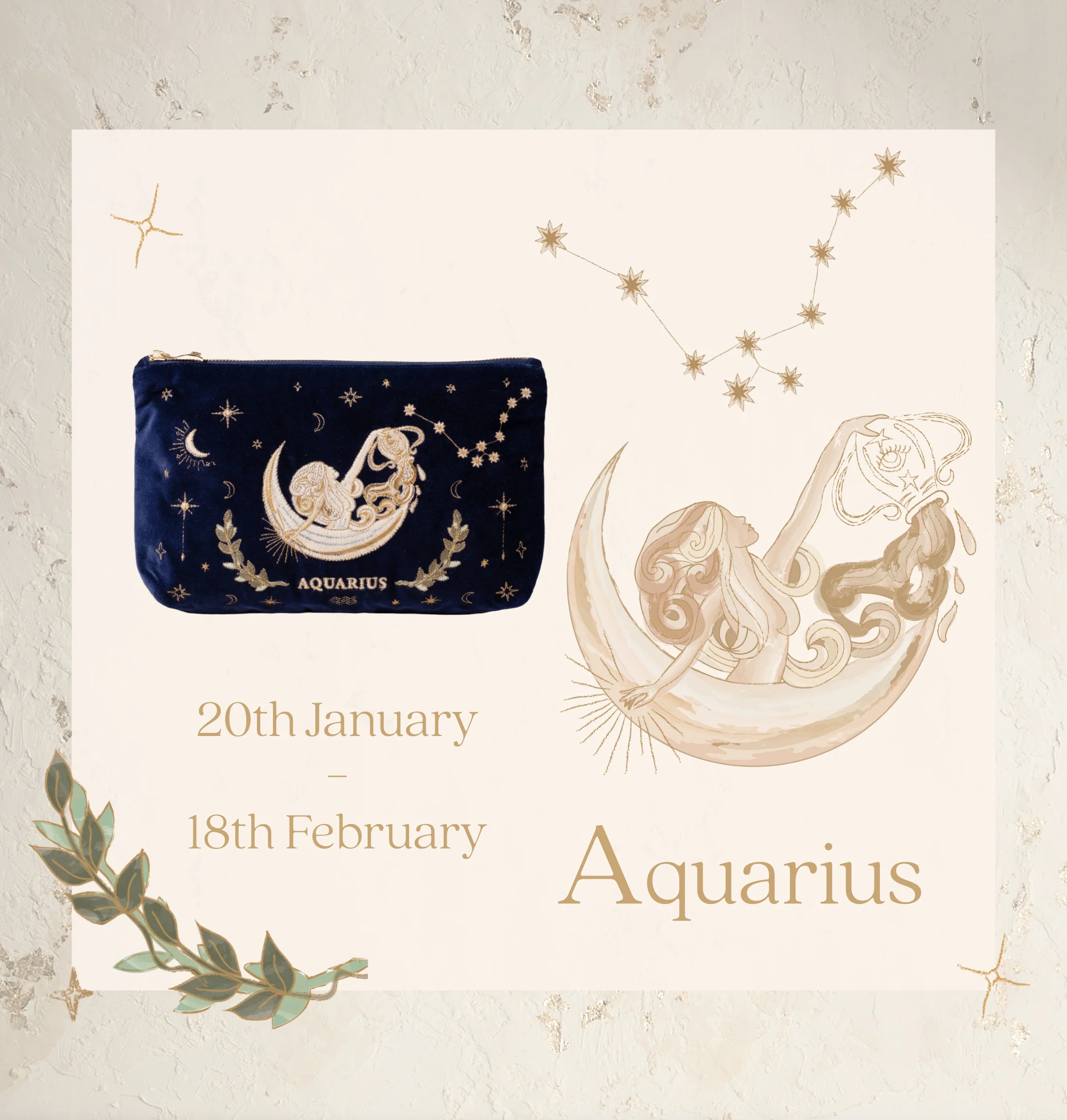 Aquarius Navy Everyday Pouch - Image 2