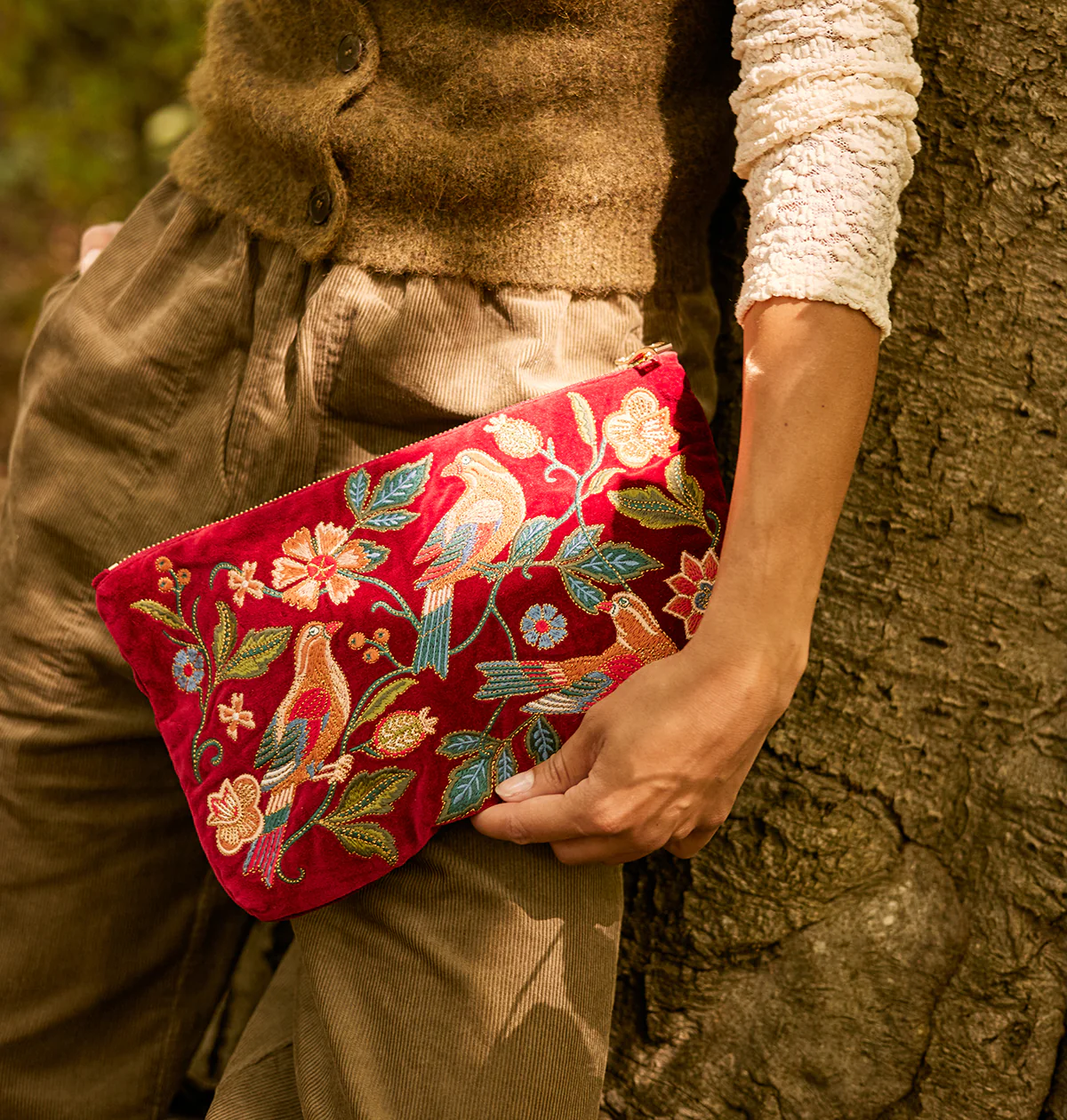 Botanical Birds Everyday Pouch - Image 2