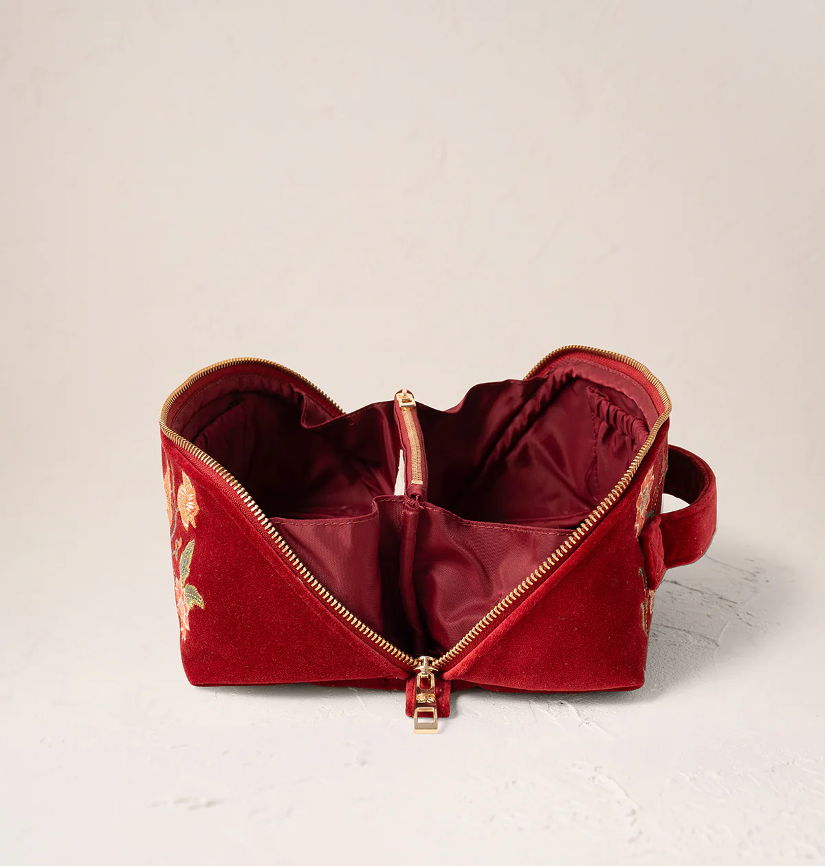 Botanical Birds Open Flat Makeup Bag - Image 3