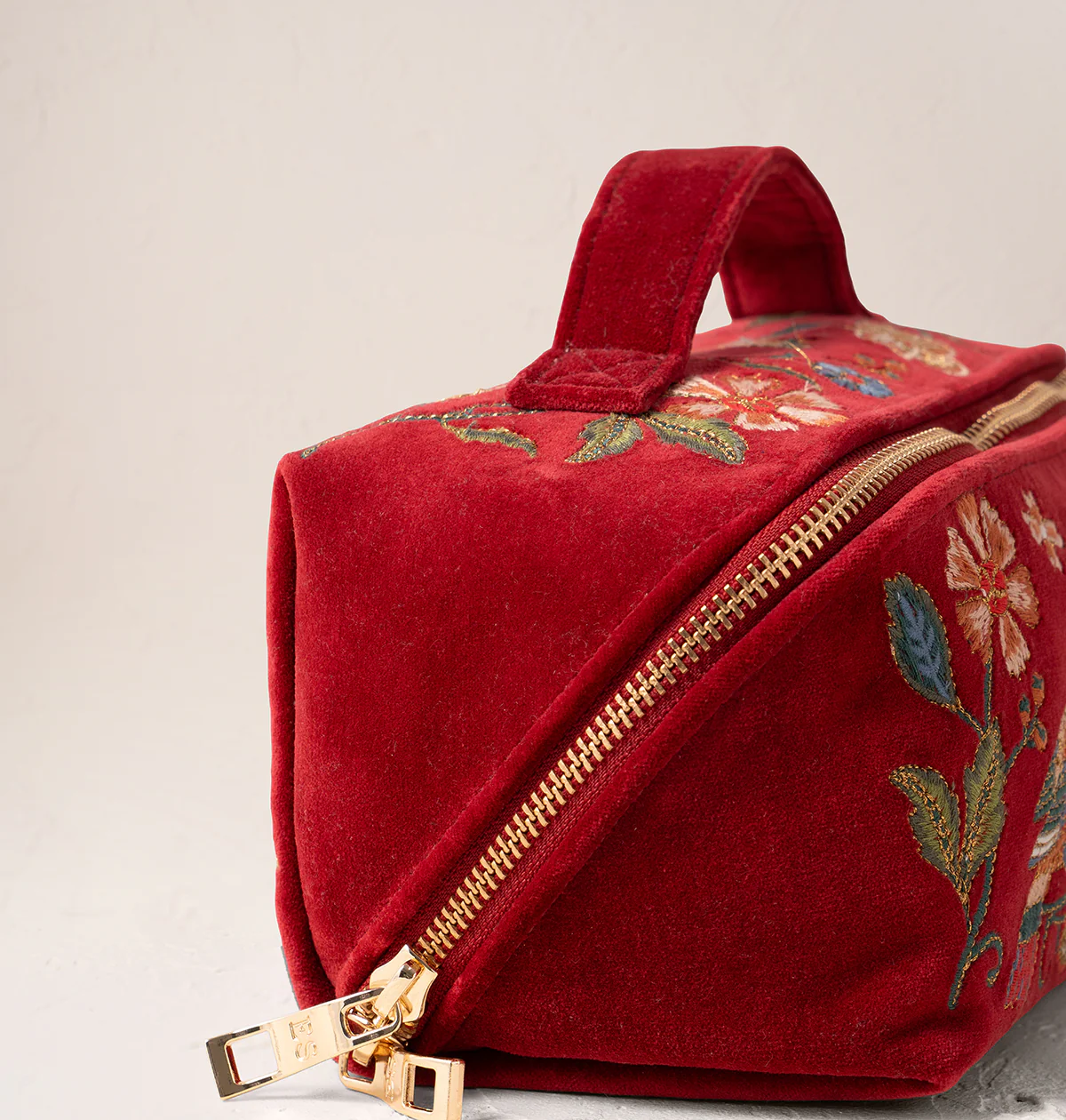 Botanical Birds Open Flat Makeup Bag - Image 4