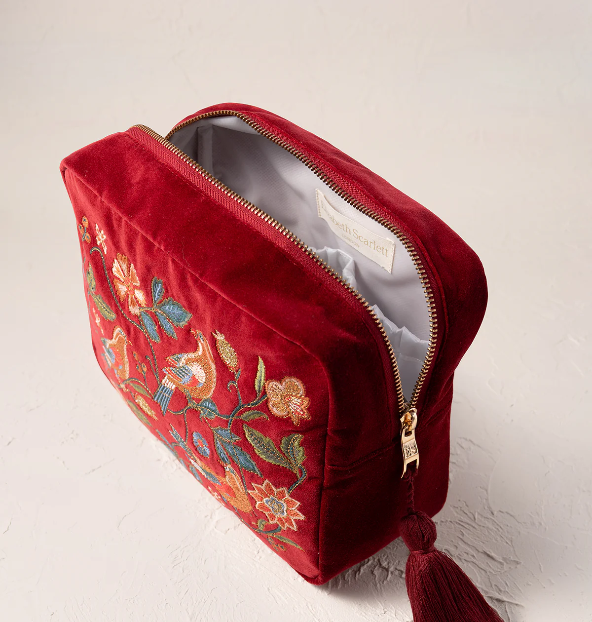 Botanical Birds Wash Bag - Image 3