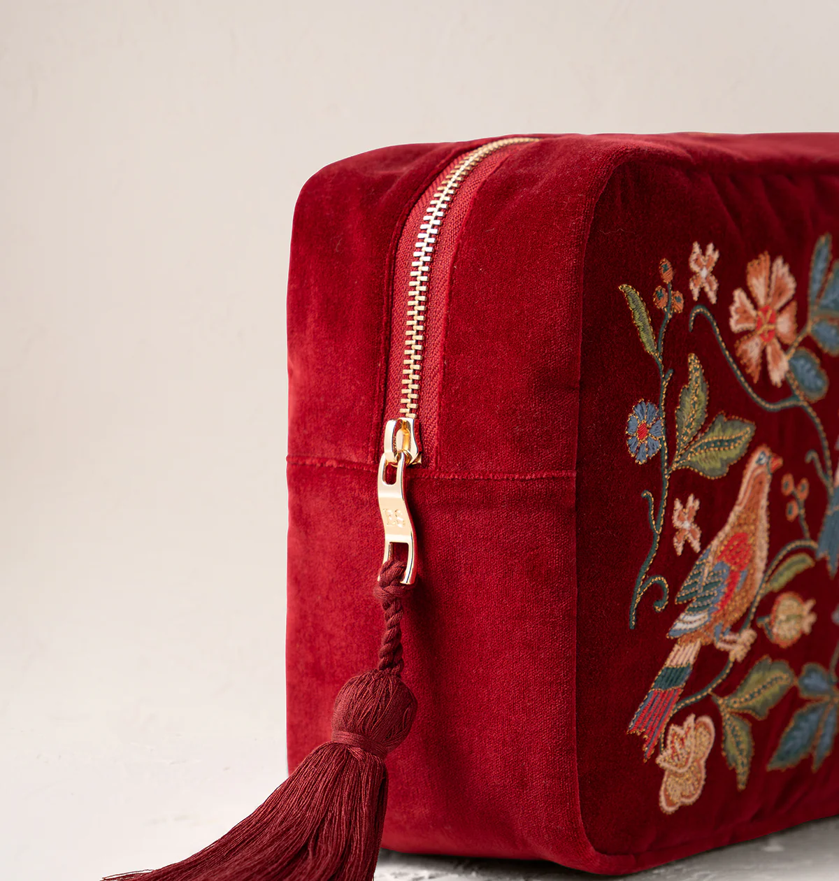 Botanical Birds Wash Bag - Image 4