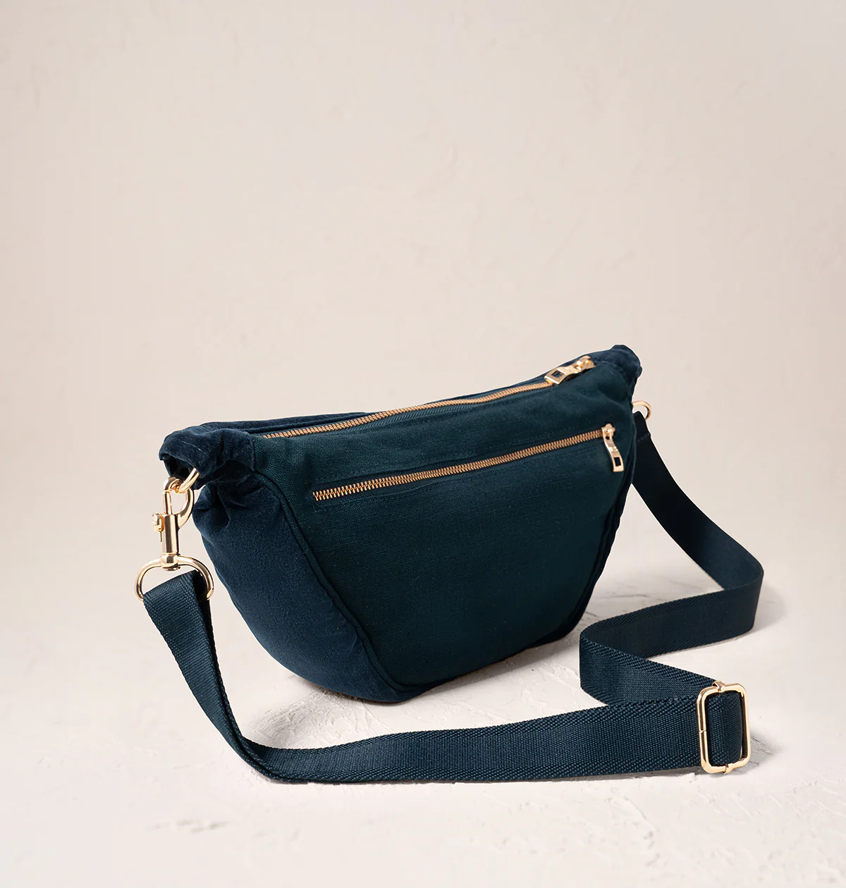 Botanical Garden Velvet Crossbody Sling Bag - Image 4