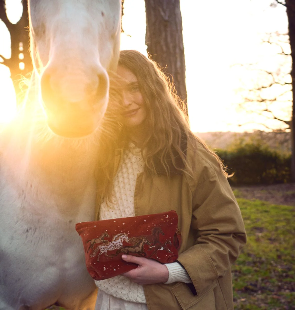 Celestial Wild Horses Everyday Pouch - Image 2