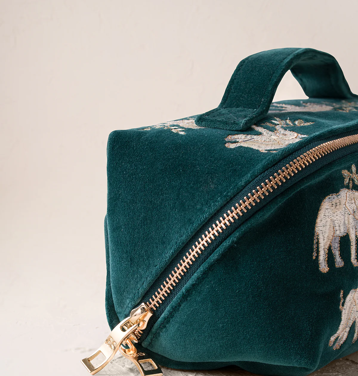 Elephant Herd Open Flat Makeup Bag - Image 4