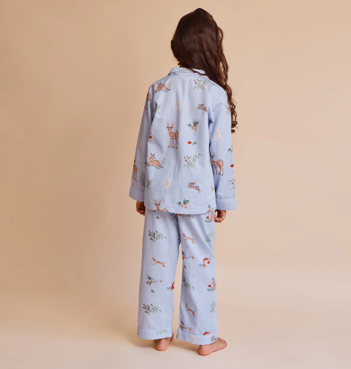Kids' Cotton Sateen Enchanted Woodland Pyjamas - Image 3