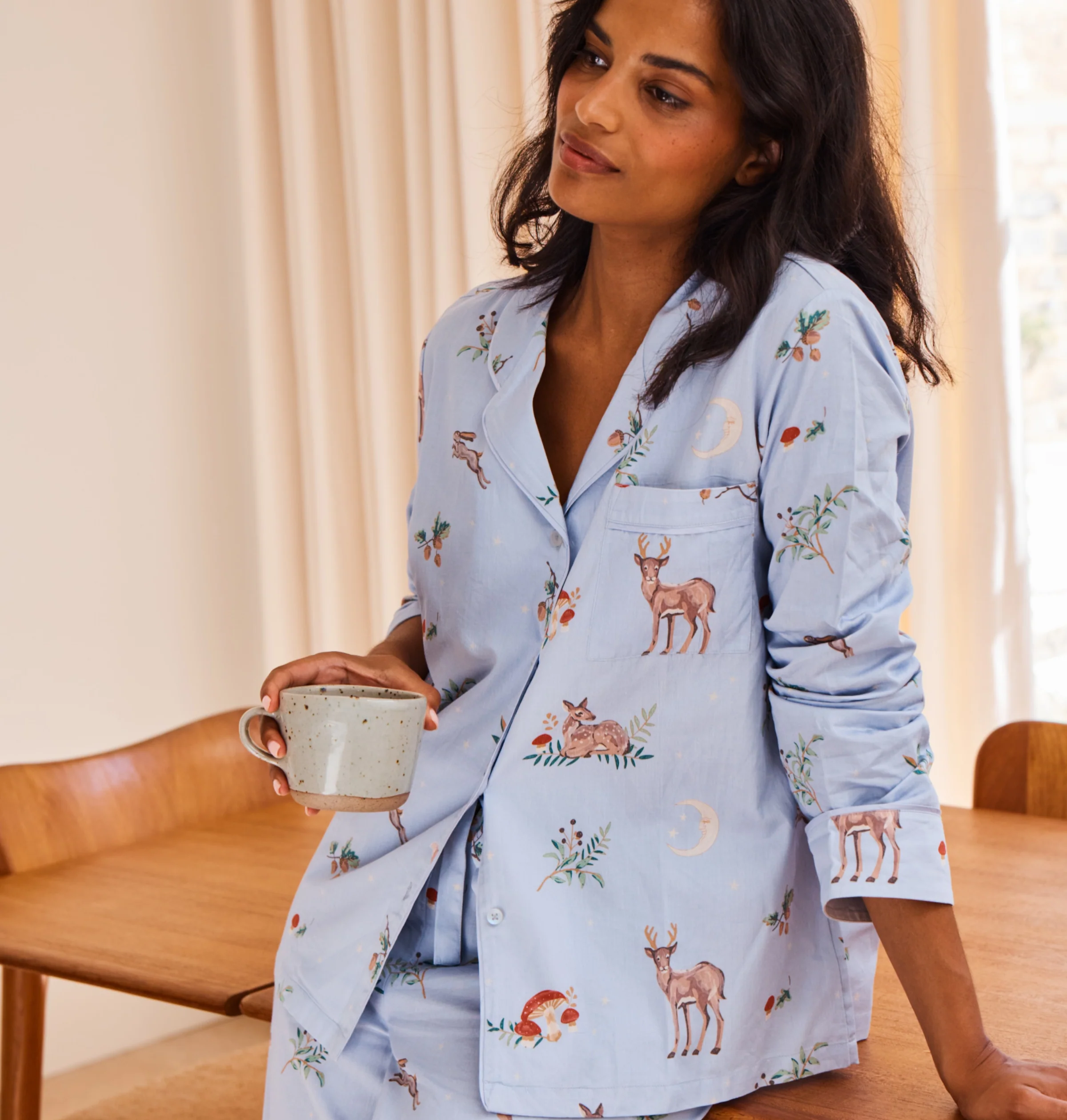 Cotton Sateen Enchanted Woodland Pyjamas - Image 4