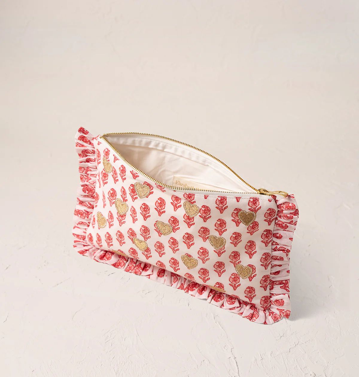 Hearts Cotton Rebirth Frill Pouch - Image 3