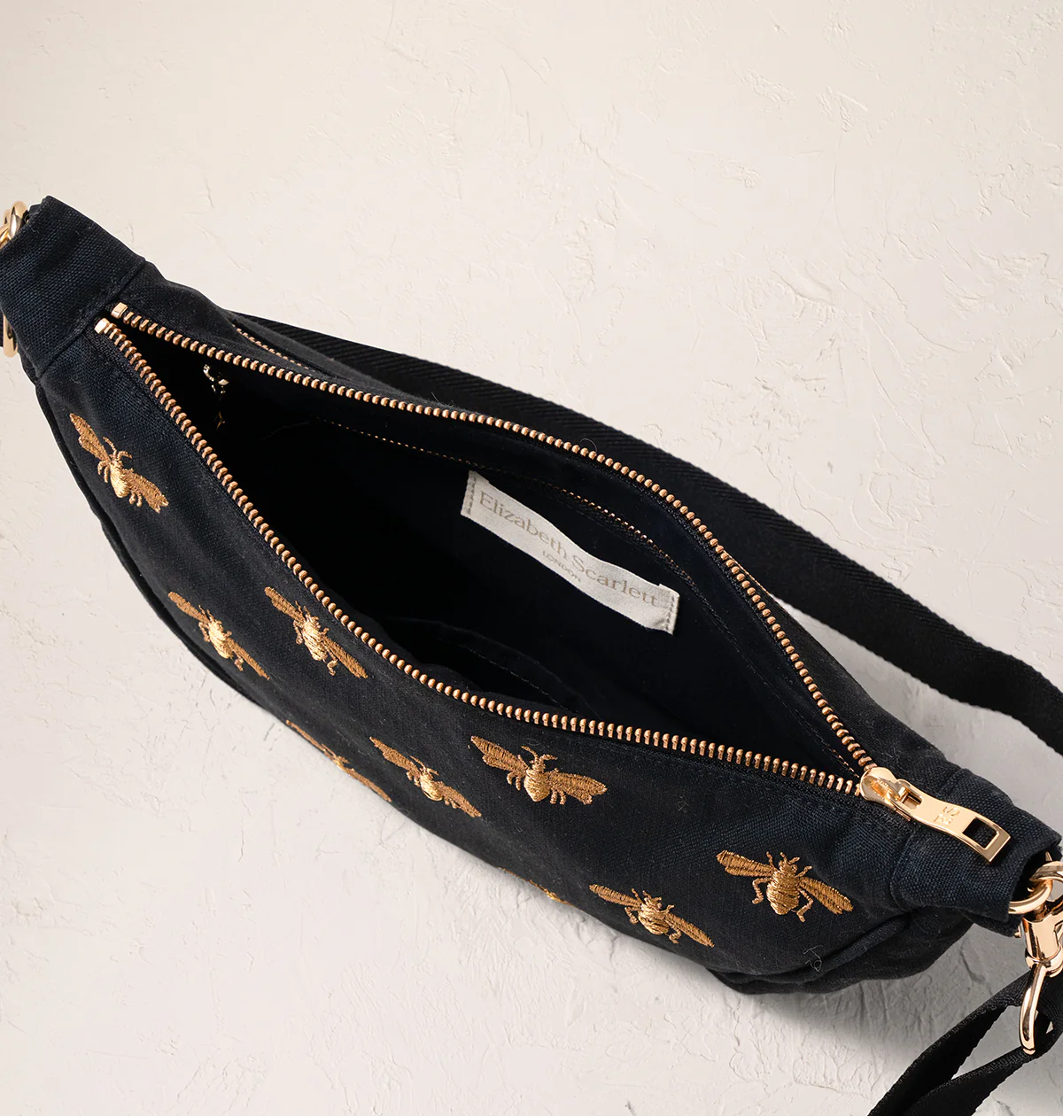 Honey Bee Canvas Crossbody Sling Bag - Image 3