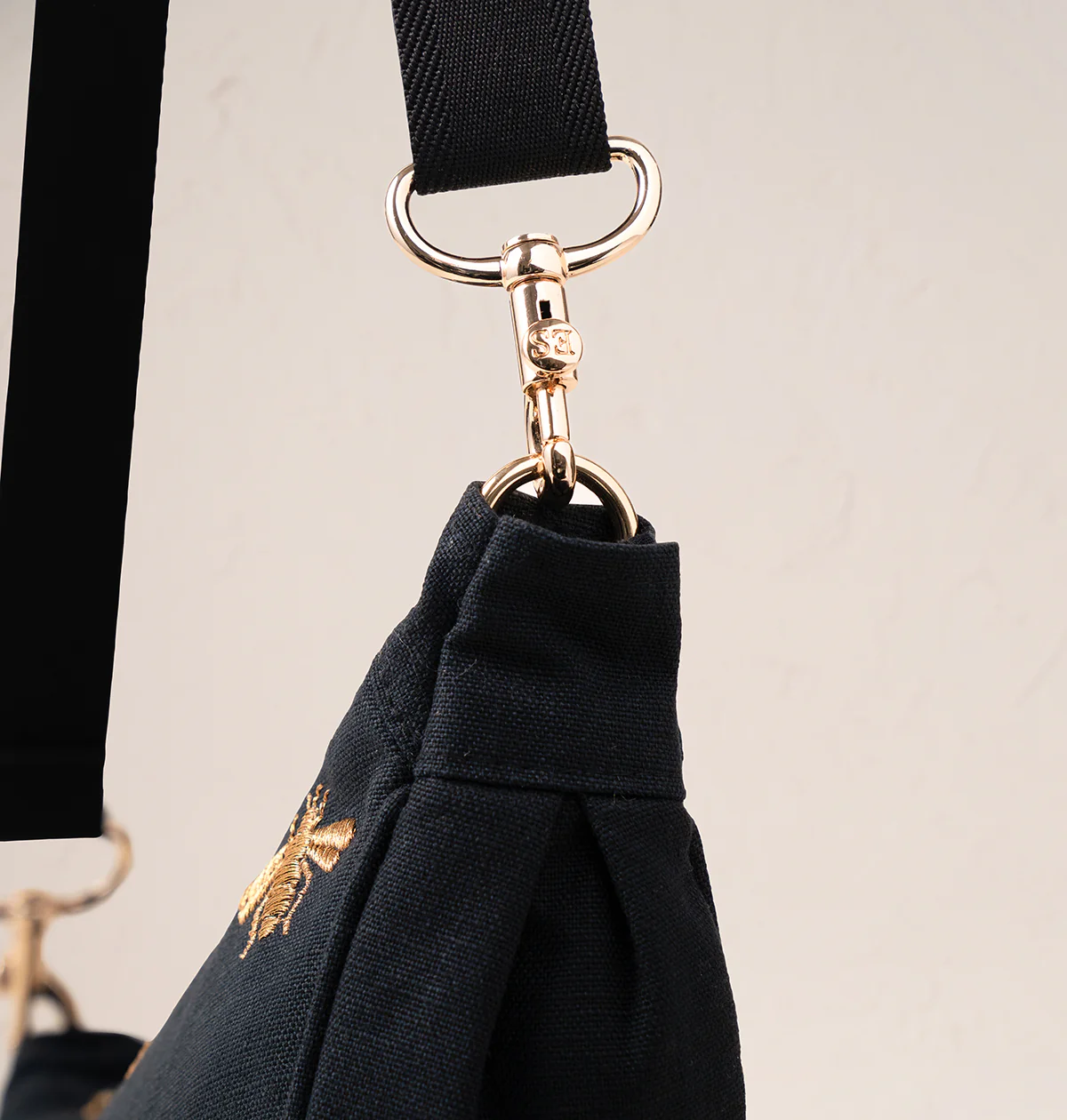 Honey Bee Canvas Crossbody Sling Bag - Image 4