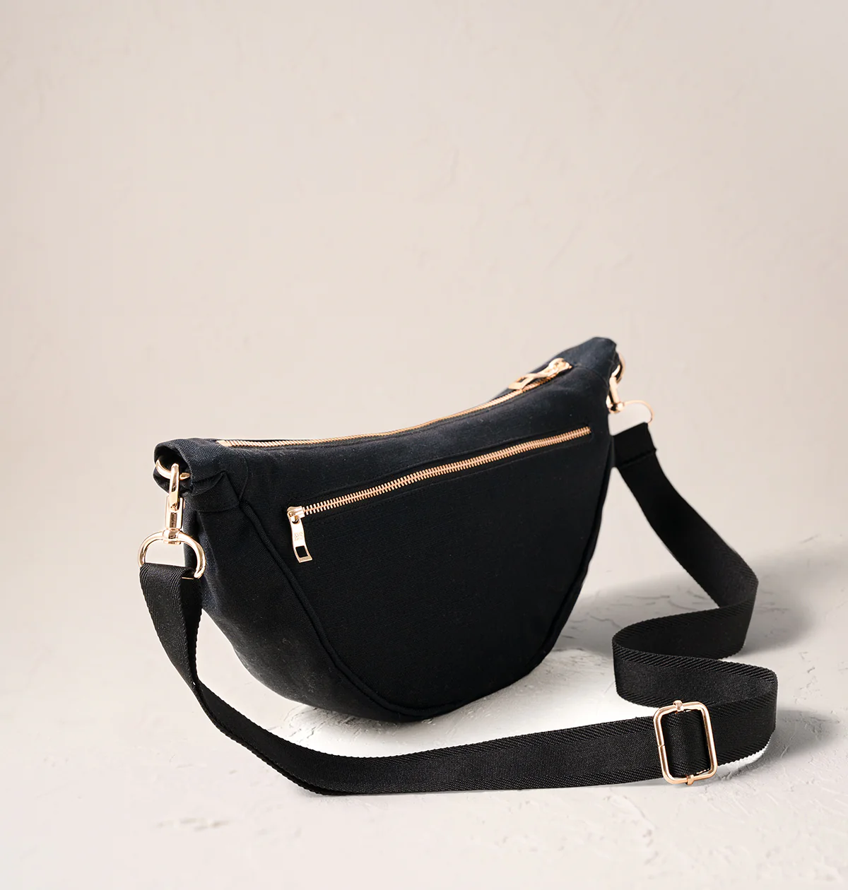 Honey Bee Canvas Crossbody Sling Bag - Image 5