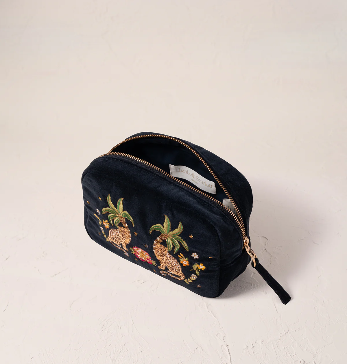 Tropical Jaguar Makeup Bag - Image 2