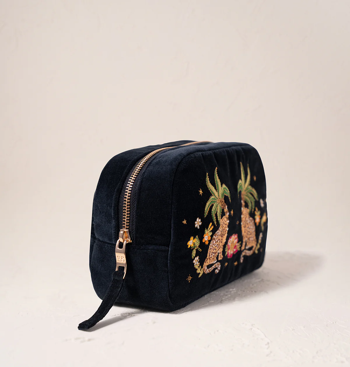 Tropical Jaguar Makeup Bag - Image 3