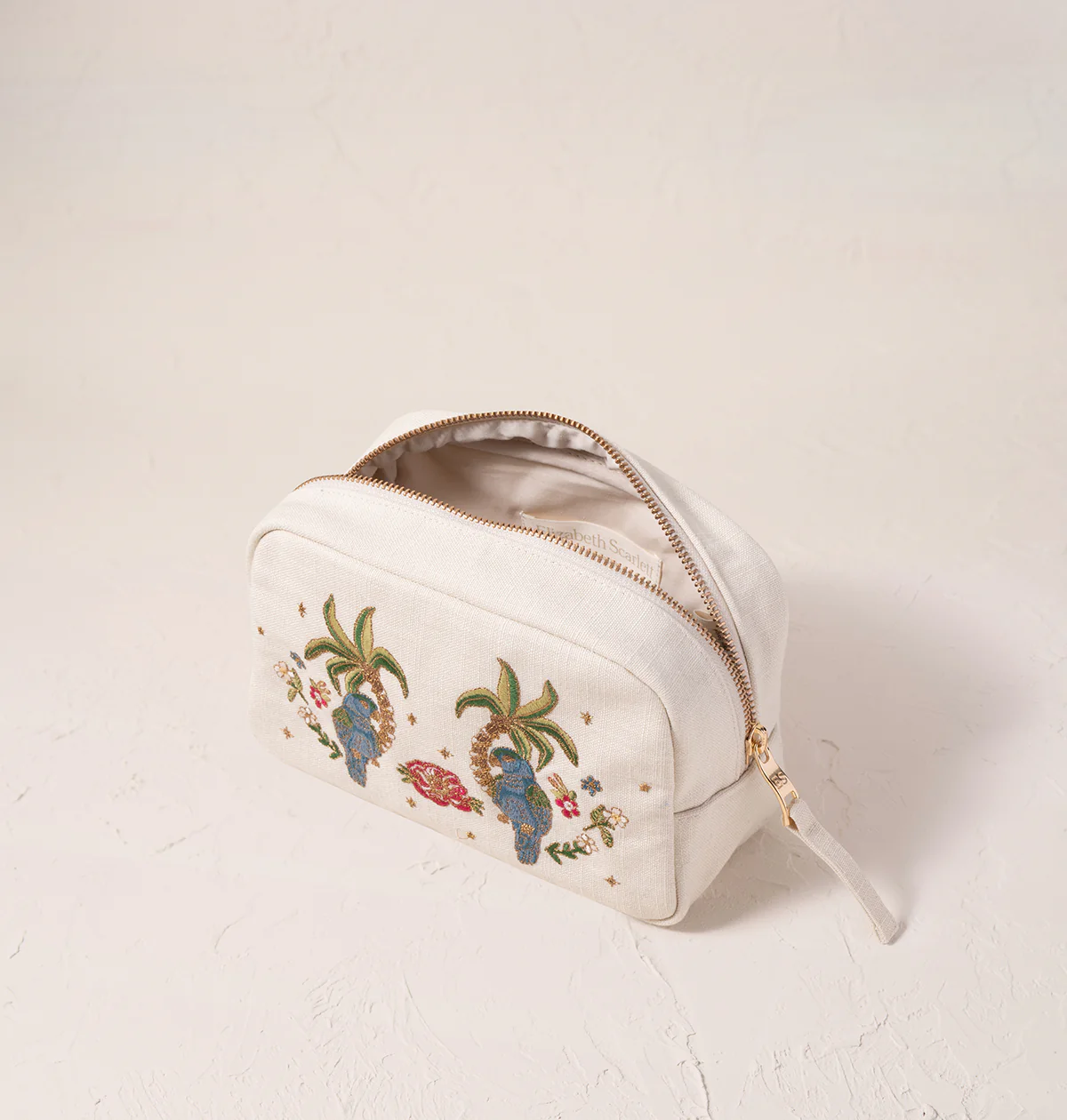 Tropical Parrot Makeup Bag - Image 3