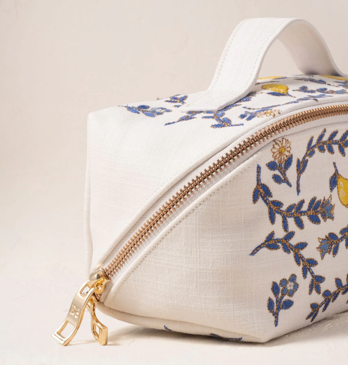 Lemon Garden Open Flat Makeup Bag - Image 2