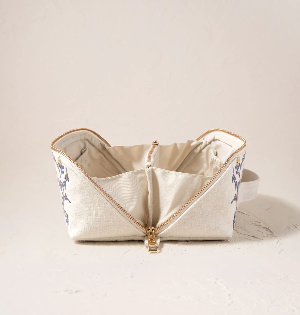 Lemon Garden Open Flat Makeup Bag - Image 3