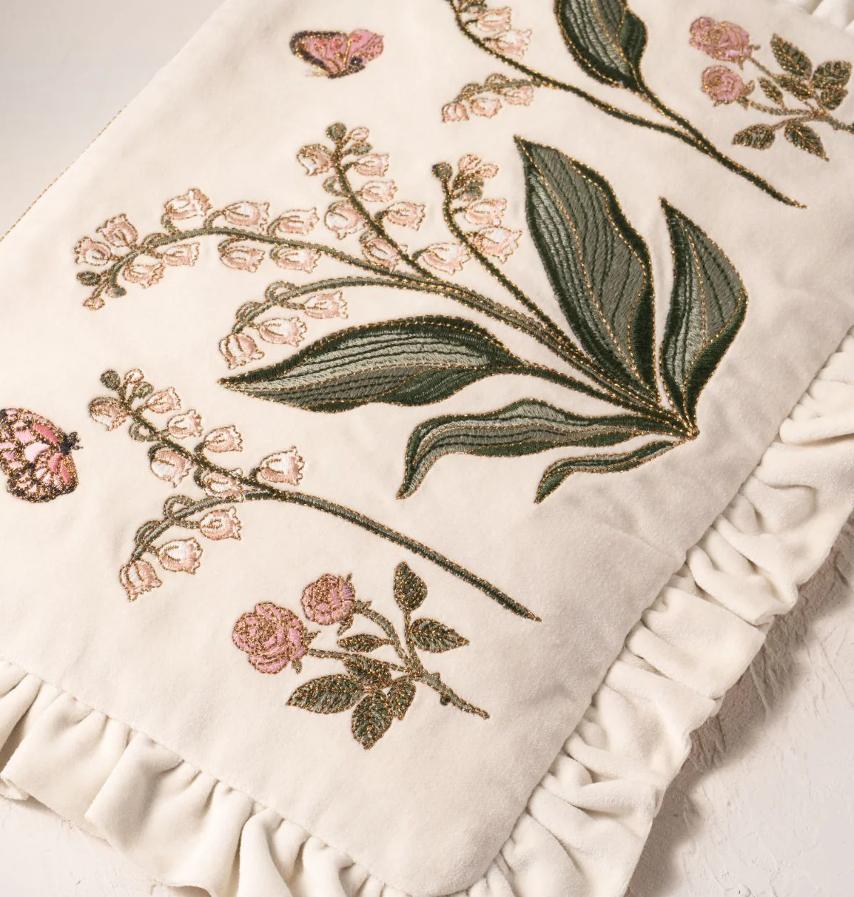 Lily of the Valley Frill Pouch - Image 3