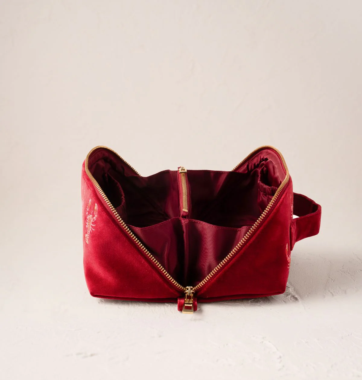Lobster Open Flat Makeup Bag - Image 2