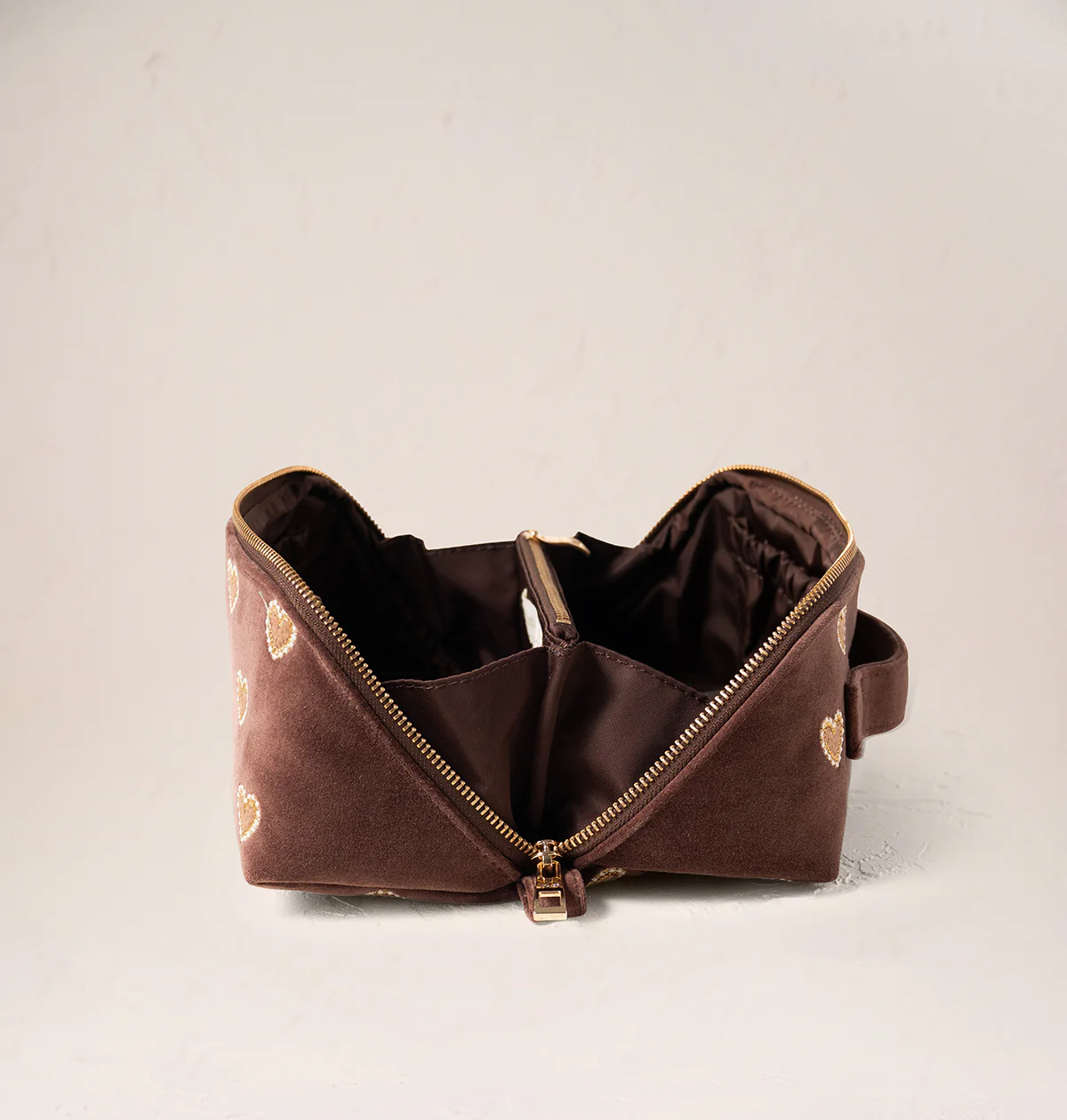 Love Hearts Open Flat Makeup Bag - Image 4