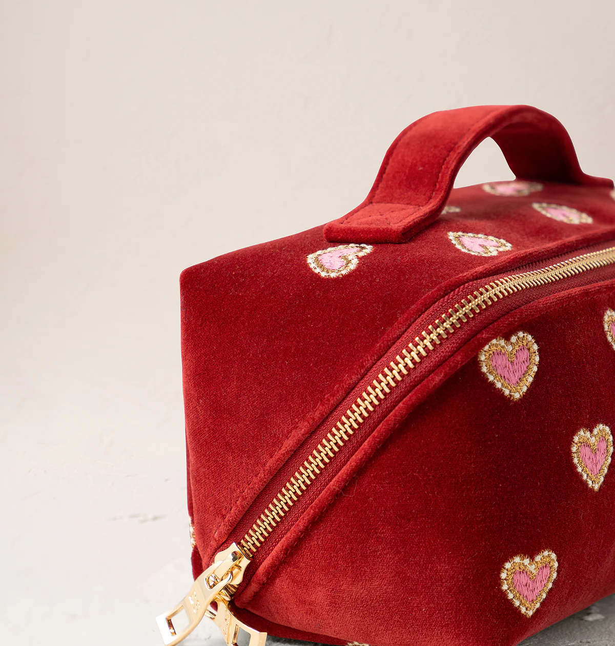Love Hearts Open Flat Makeup Bag - Image 5