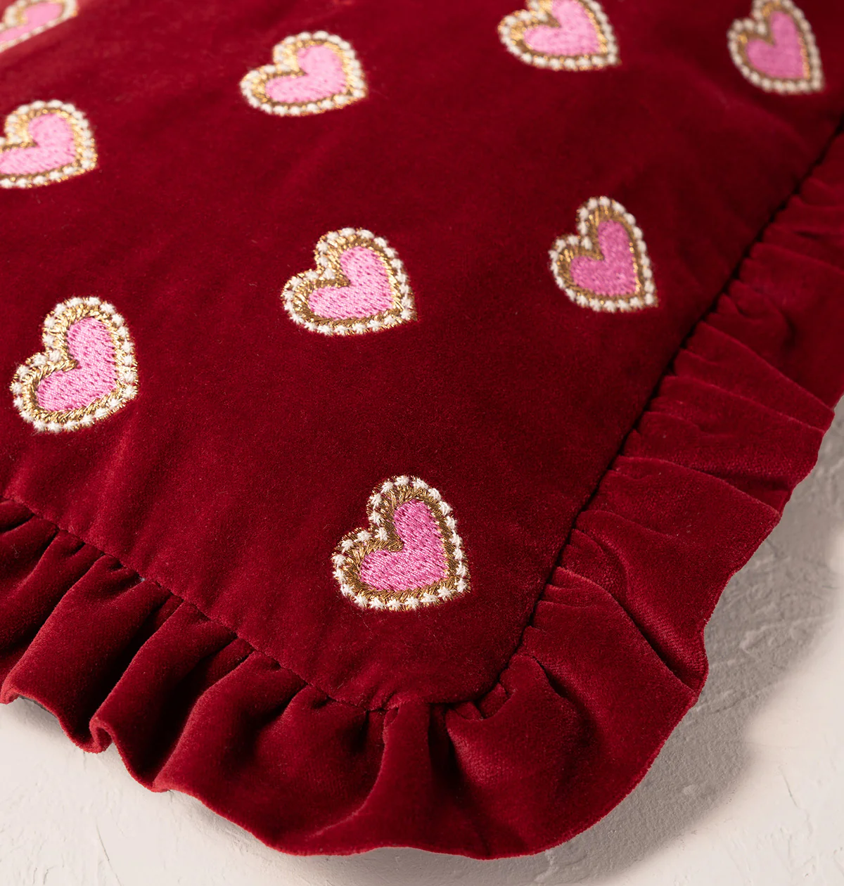 Love Hearts Frill Pouch - Image 3