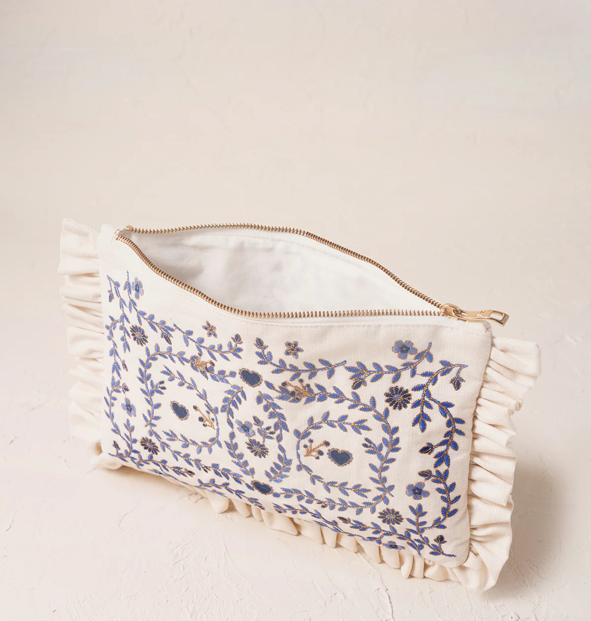 Mediterranean Garden Frill Pouch - Image 3