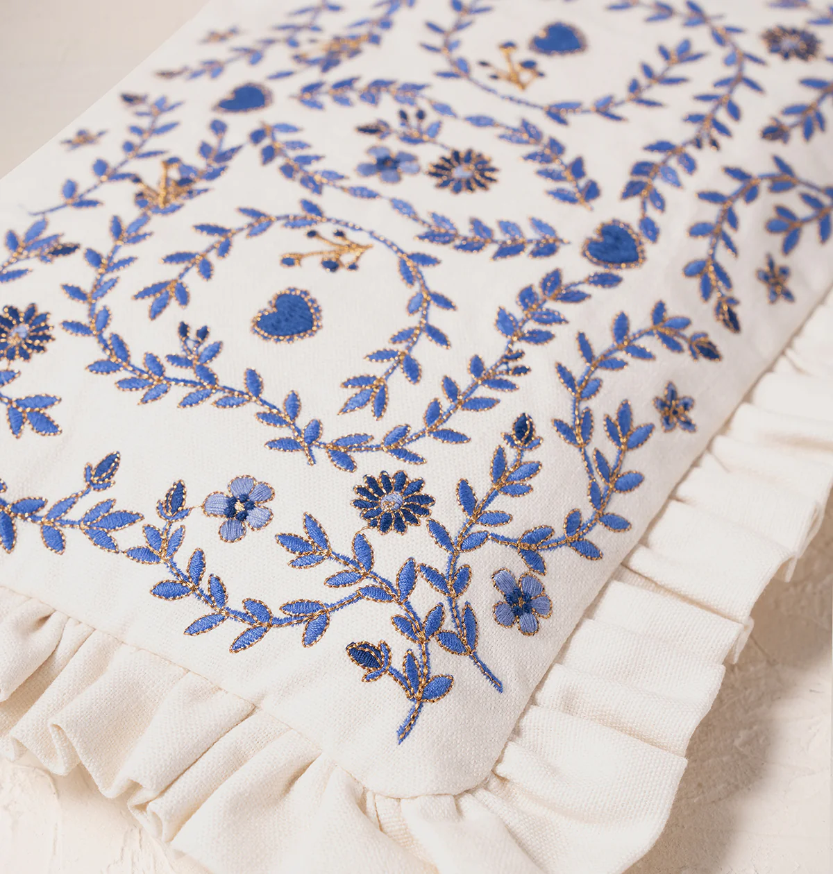 Mediterranean Garden Frill Pouch - Image 4