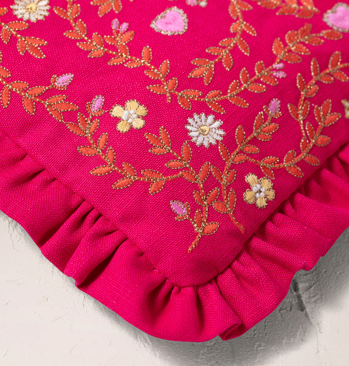 Mediterranean Garden Frill Pouch - Image 3