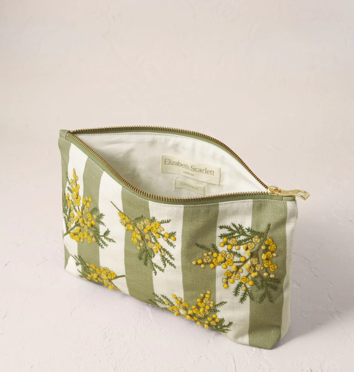 Mimosa Stripe Printed Everyday Pouch - Image 2