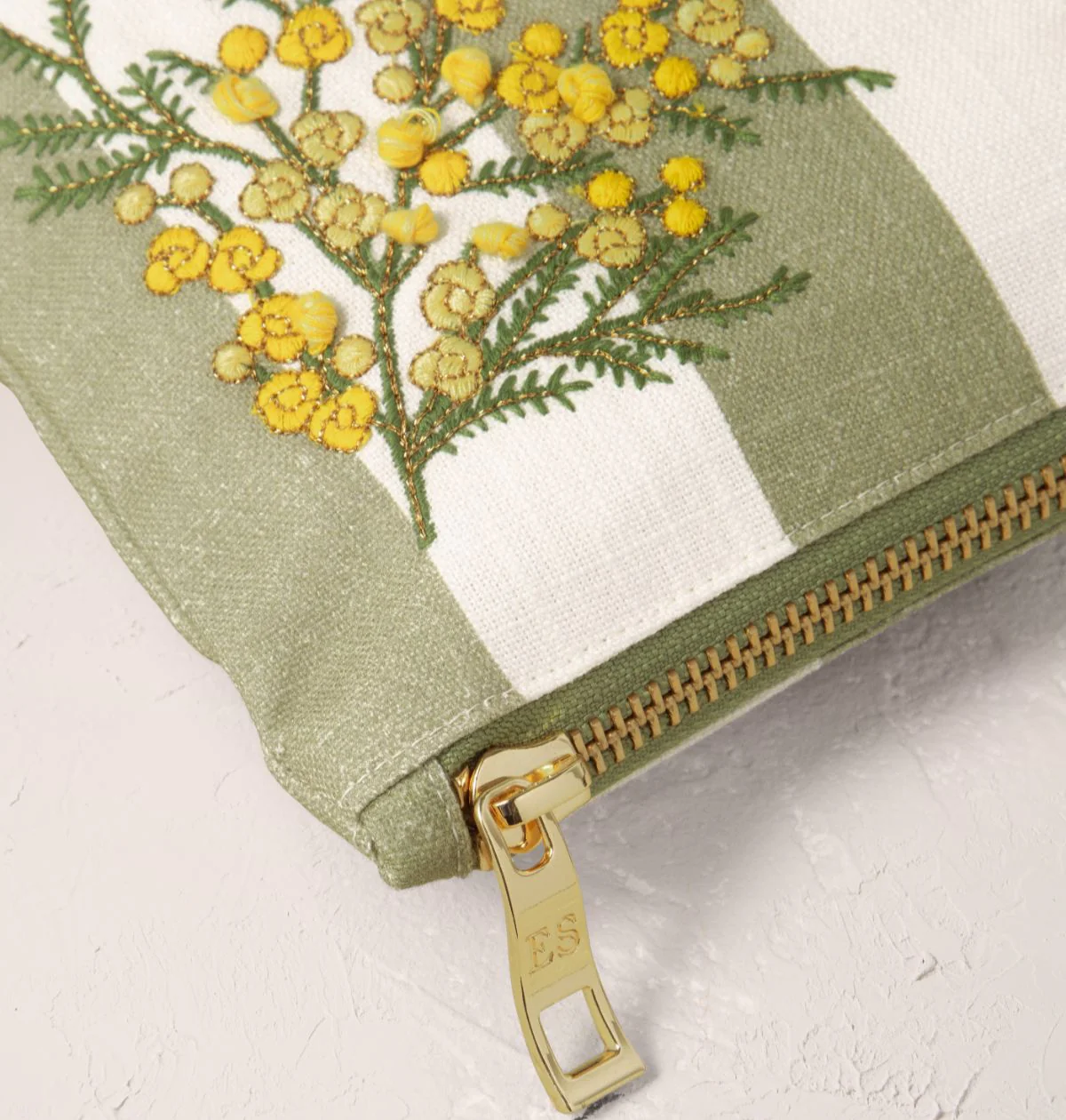 Mimosa Stripe Printed Everyday Pouch - Image 3