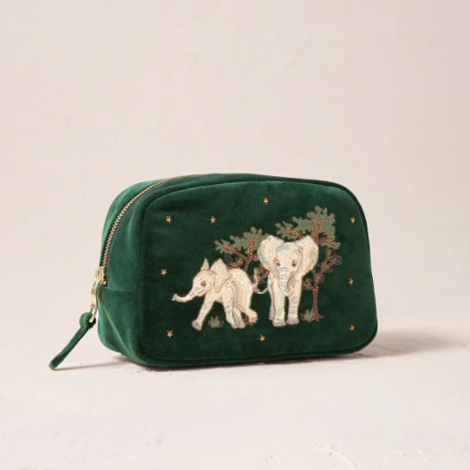 Baby Elephant Conservation Makeup Bag - Image 2