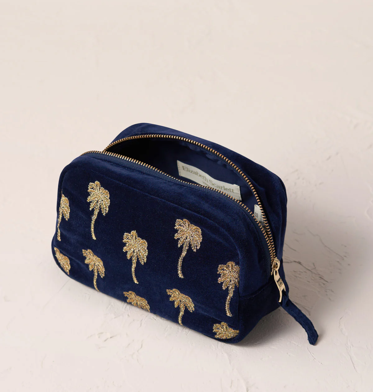 Gold Palm Makeup Bag - Image 2