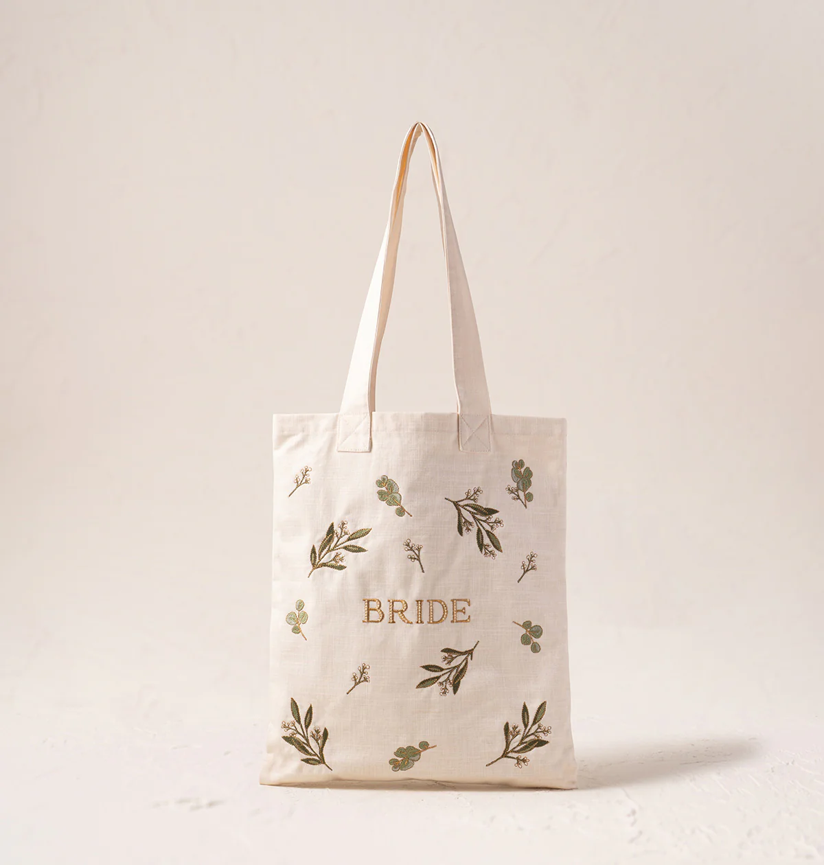 Olive Branch Bride Canvas Tote