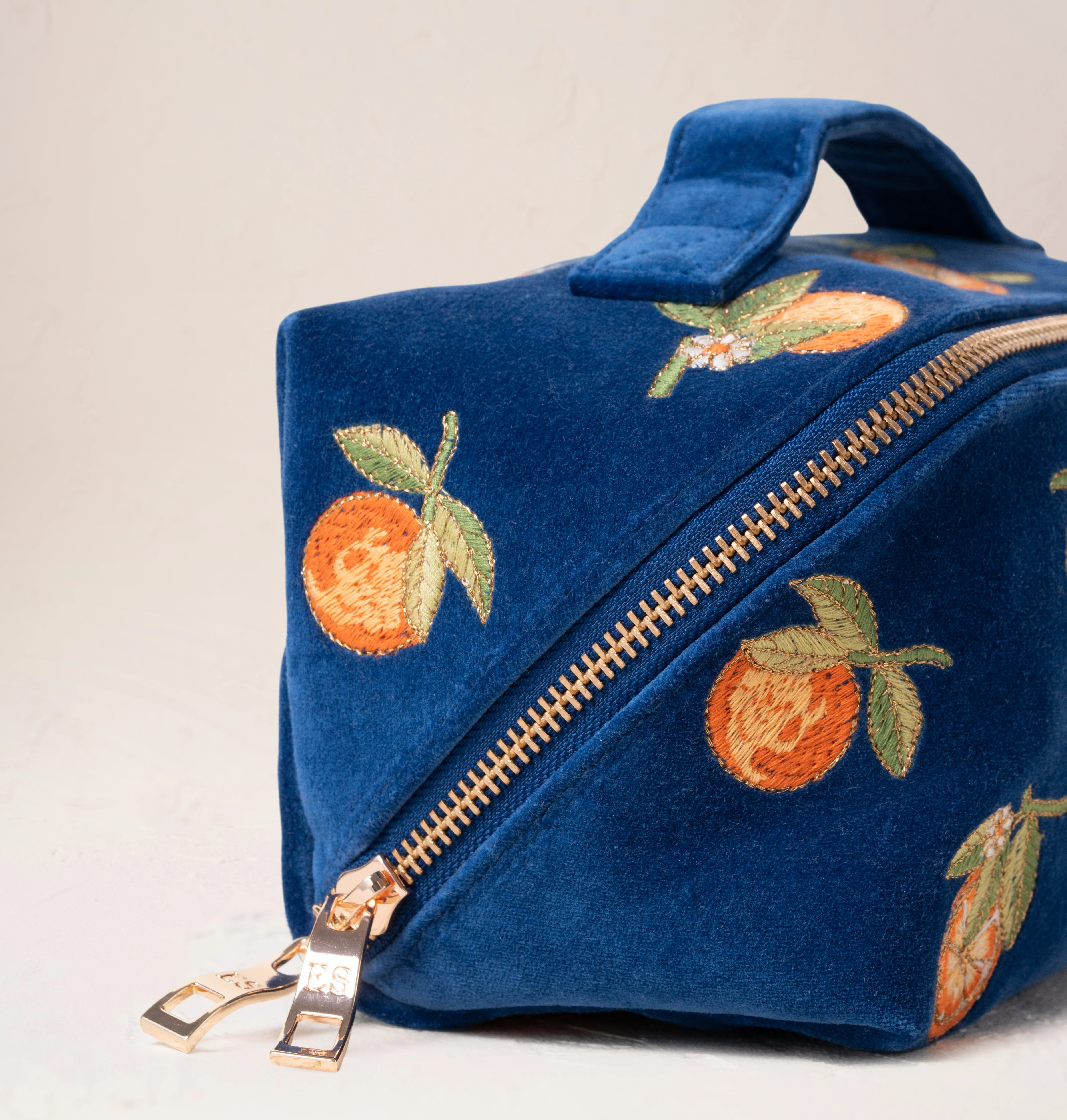 Orange Blossom Open Flat Makeup Bag - Image 5