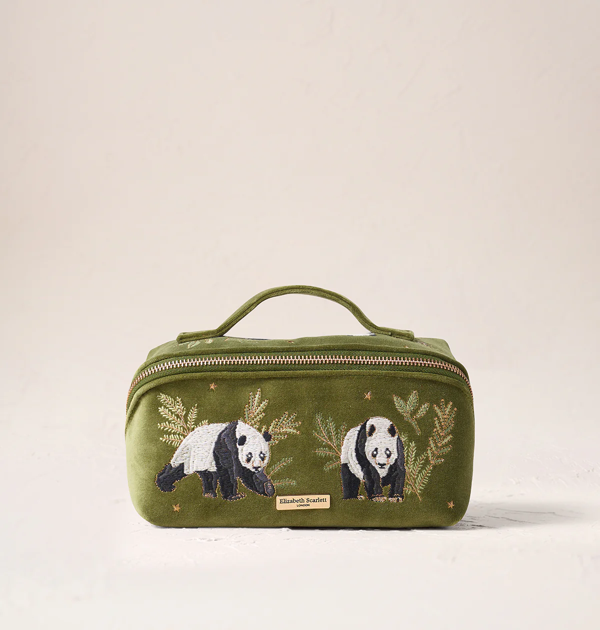 Pandas Open Flat Makeup Bag