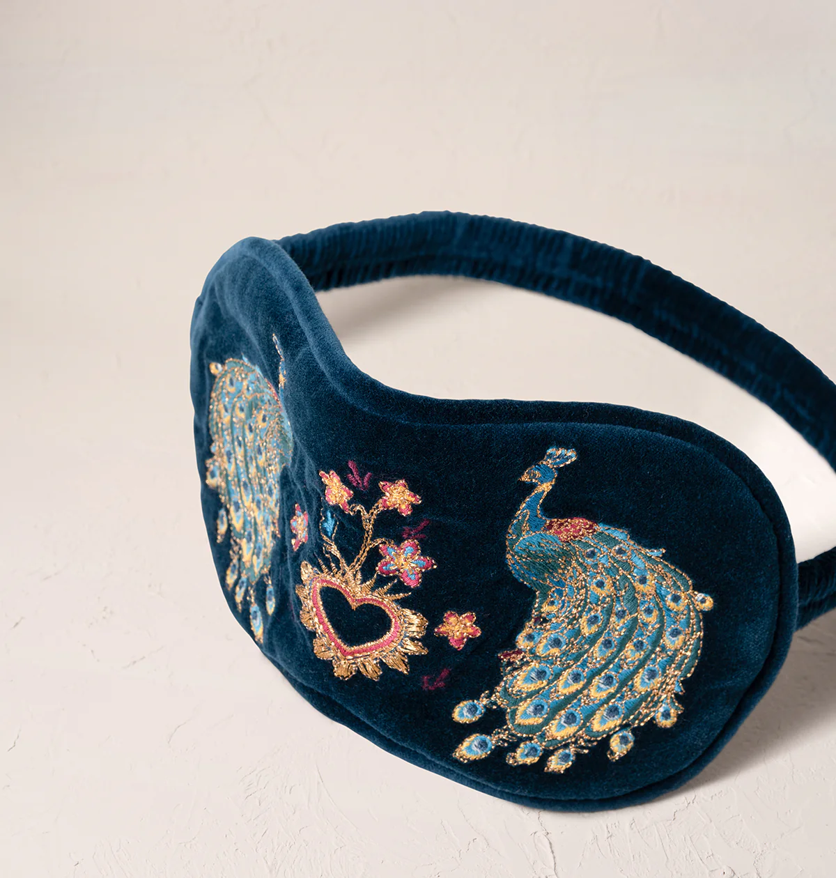Peacock Floral Eye Mask - Image 4