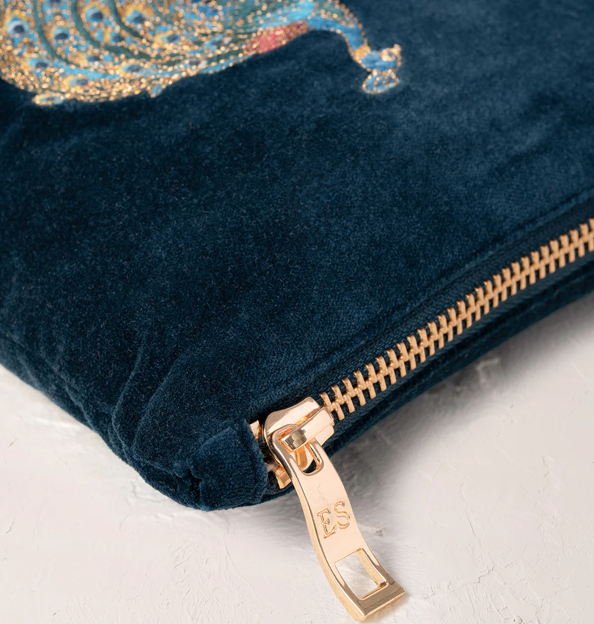 Peacock Floral Mini Pouch - Image 3