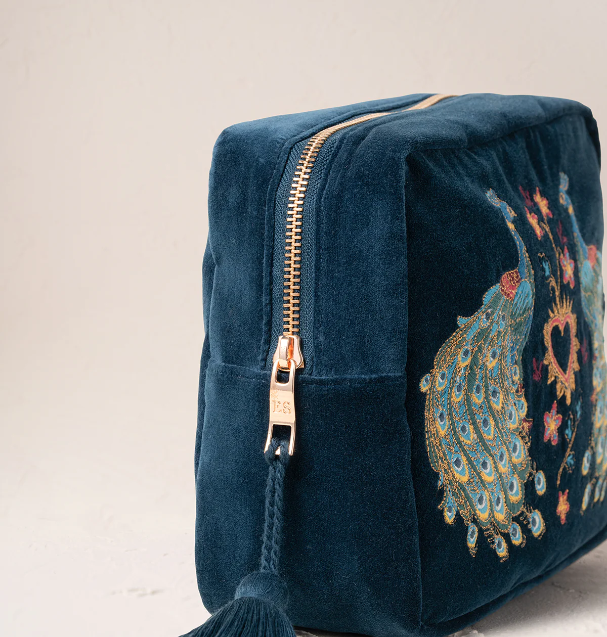 Peacock Floral Wash Bag - Image 3