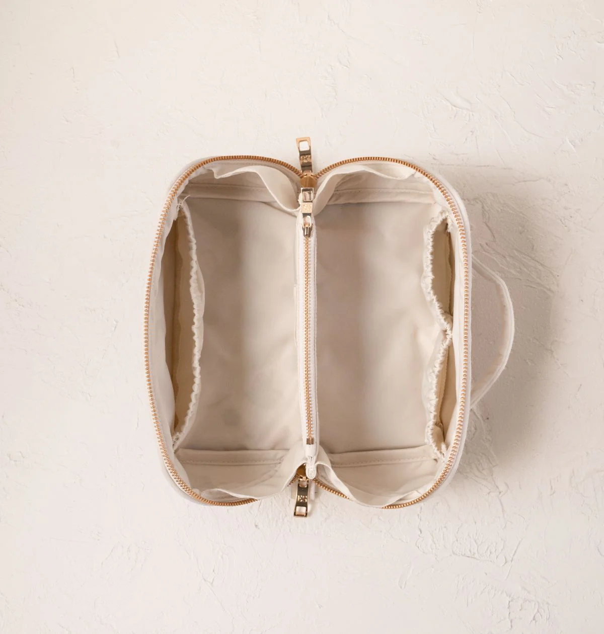 Pressed Flowers Bride Open Flat Makeup Bag - Image 4