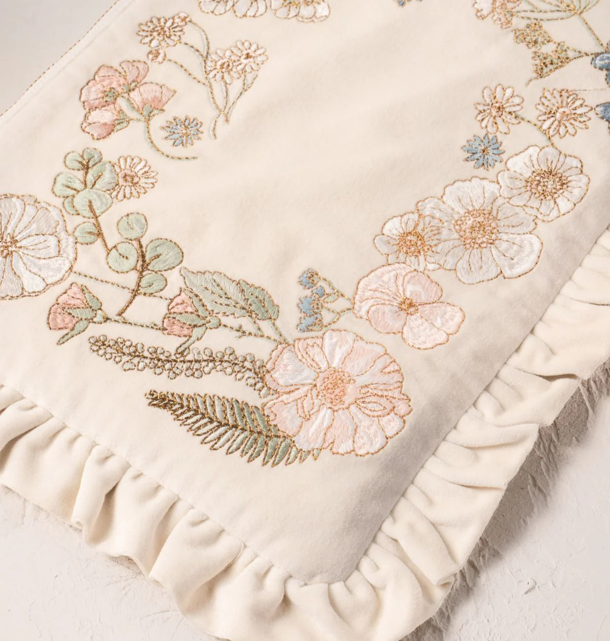 Pressed Flowers Full Name Everyday Pouch - Image 3