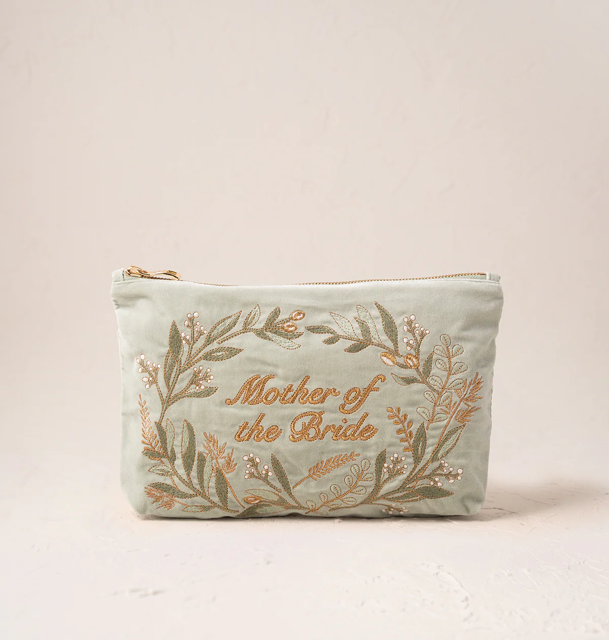 Pressed Flowers Mother of the Bride Everyday Pouch