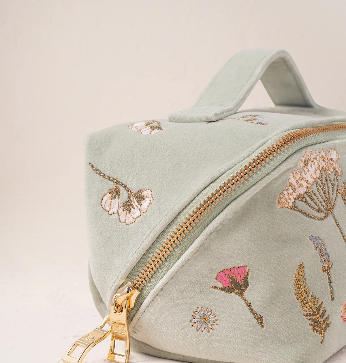 Pressed Flowers Open Flat Makeup Bag - Image 3