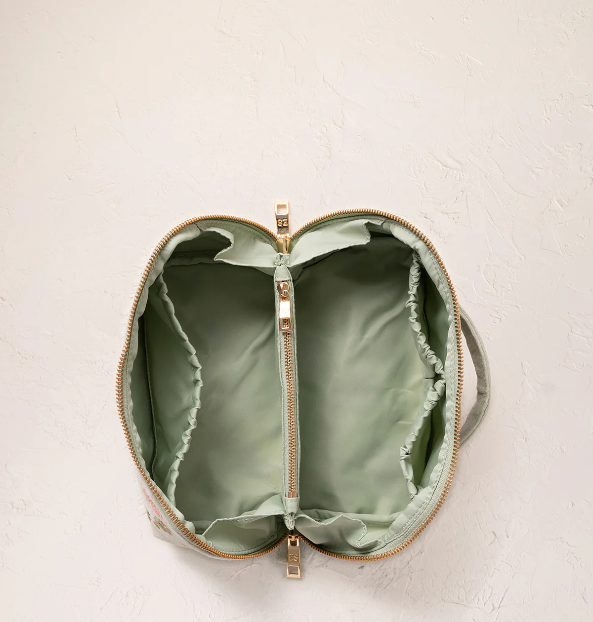 Pressed Flowers Open Flat Makeup Bag - Image 5