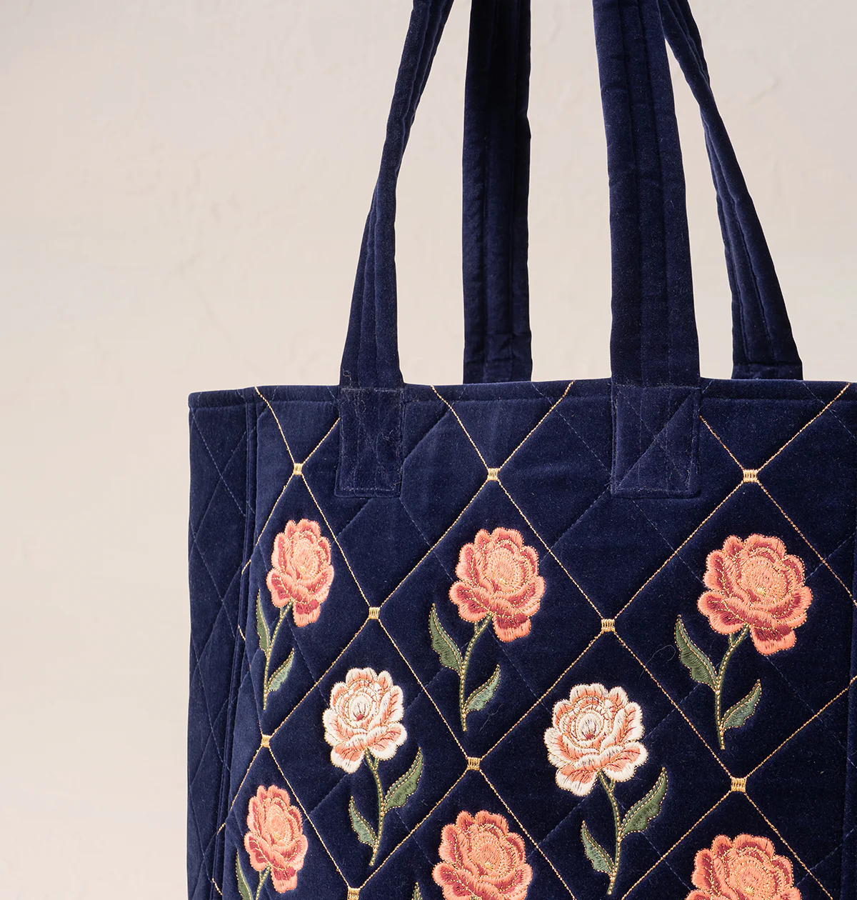 Rose Velvet Tote - Image 2
