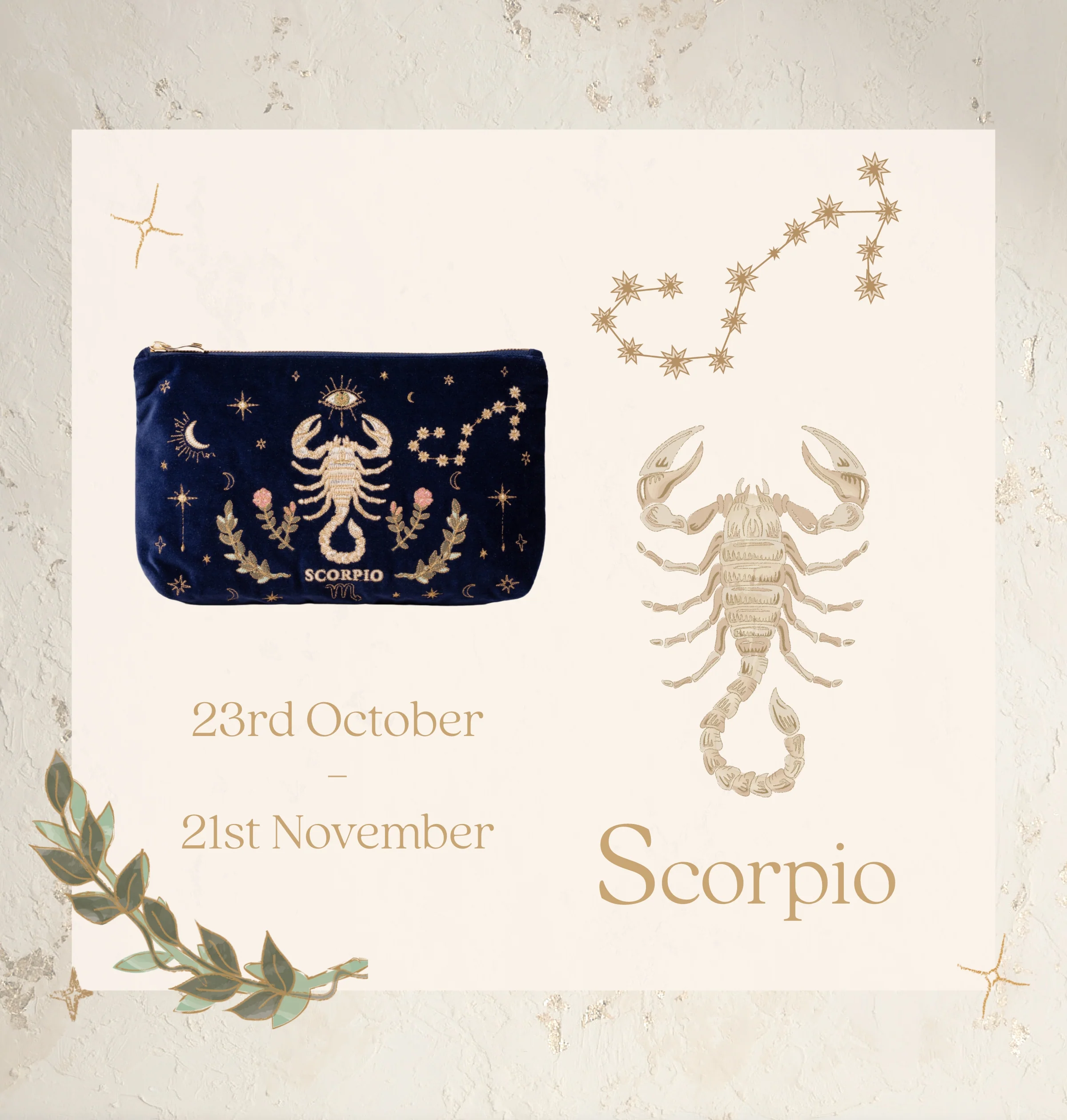 Scorpio Navy Everyday Pouch - Image 2
