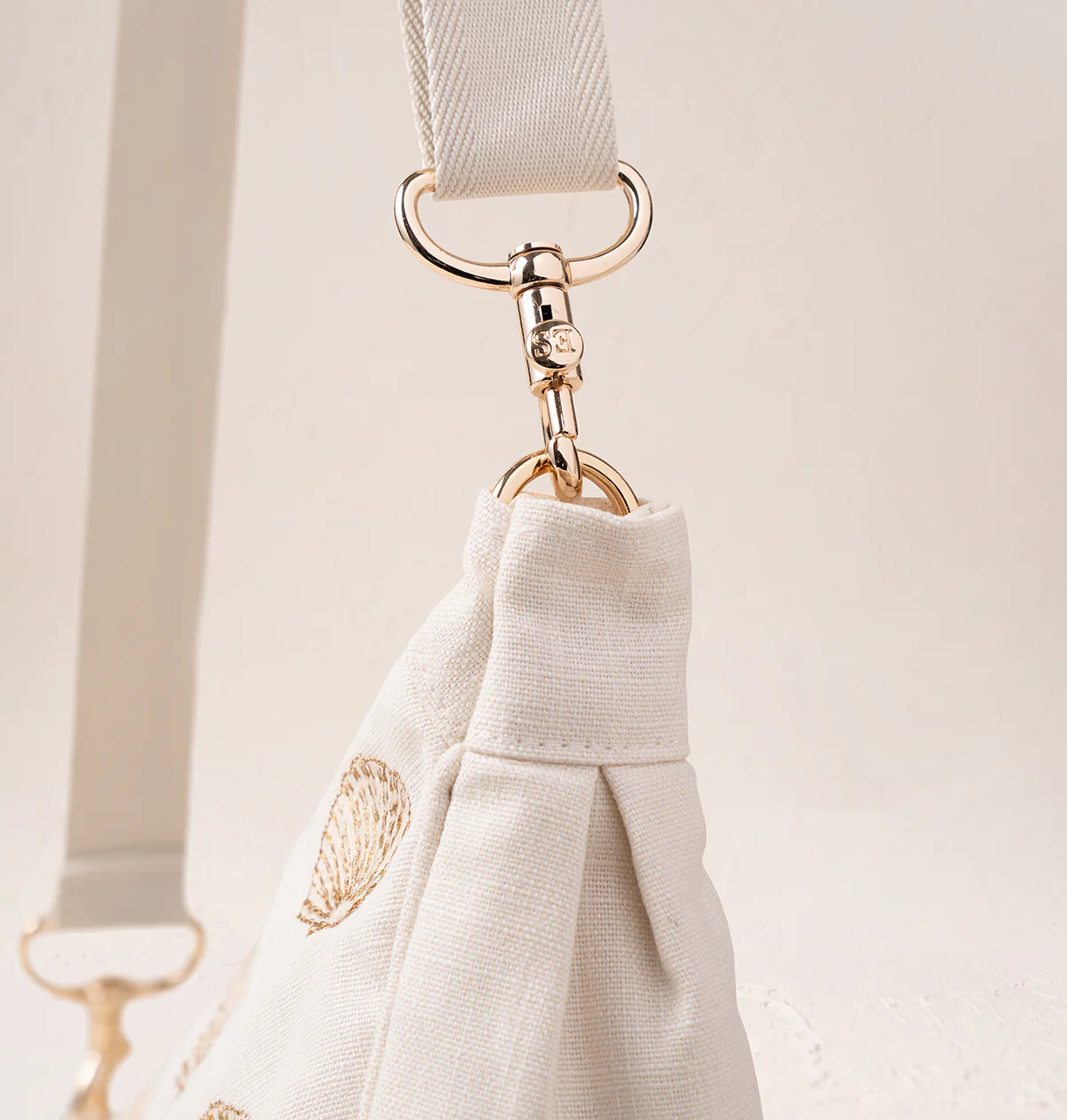 Shells Canvas Crossbody Sling Bag - Image 5