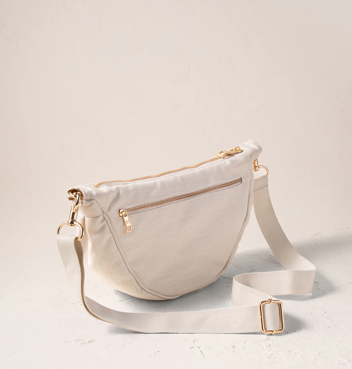 Shells Canvas Crossbody Sling Bag - Image 6