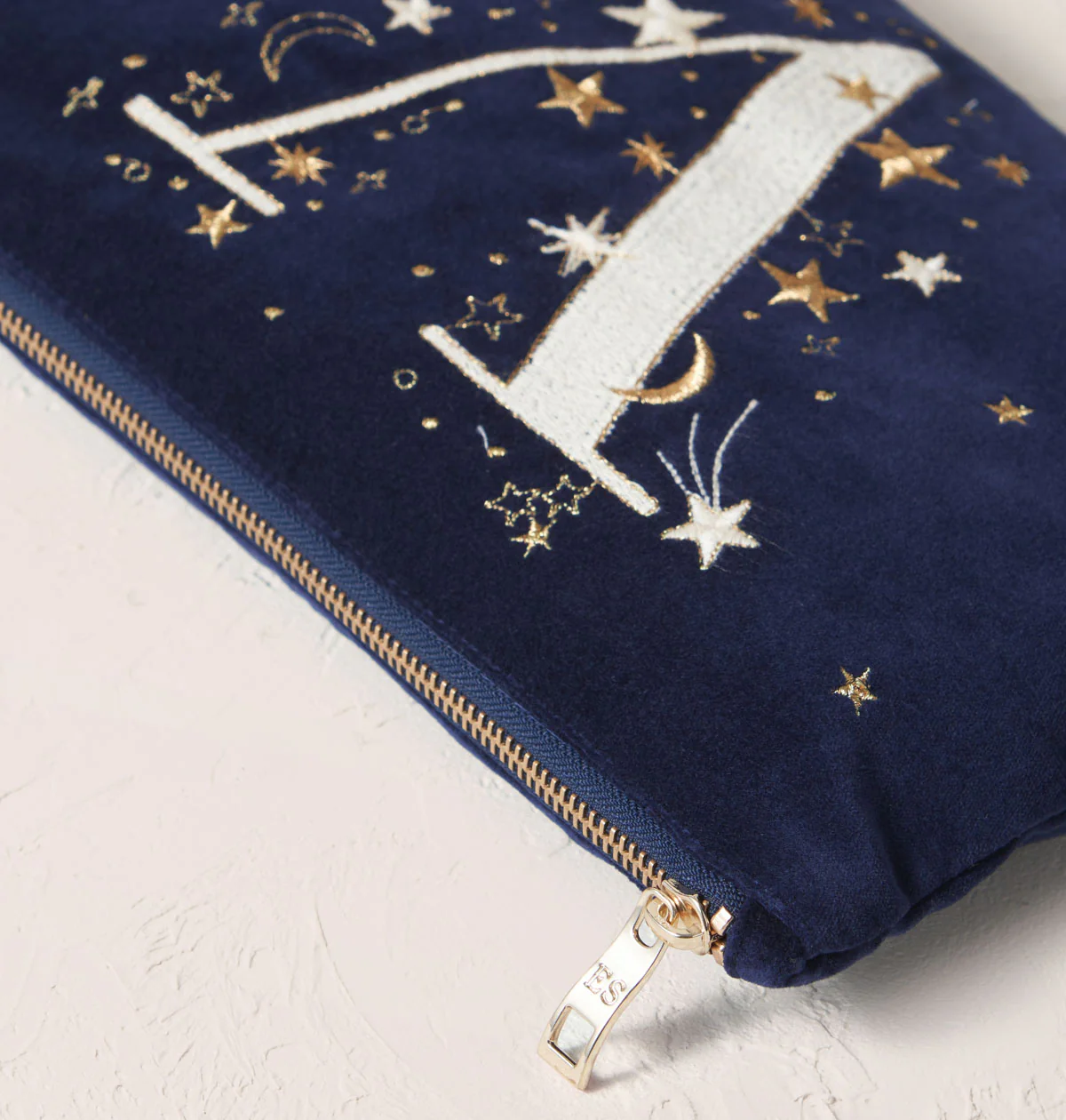 Starry Sky Alphabet Navy Everyday Pouch - Image 100