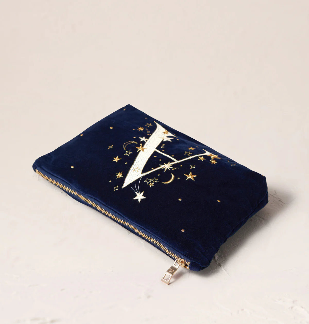 Starry Sky Alphabet Navy Everyday Pouch - Image 7