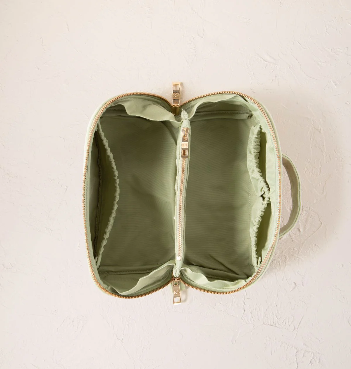 Summer Peach Open Flat Makeup Bag - Image 4